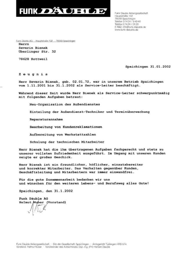 Serviceleiter im Einzelhandel – Unterhaltungselektronik